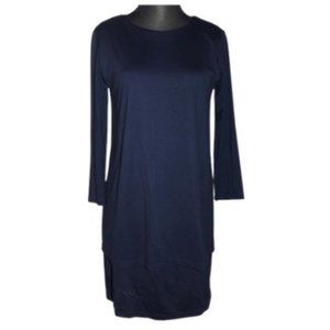 Susan Monaco Classic Black Stretch Layered Dress Sz 6-8